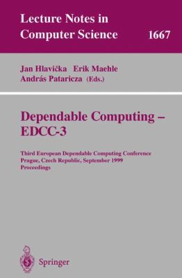 Dependable Computing - Eddc-3: Third European D... 3540664831 Book Cover
