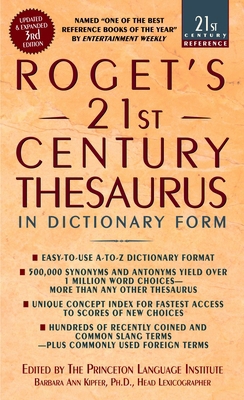 Roget's 21st Century Thesaurus, Third Edition B007YZPG8K Book Cover