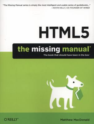 HTML5: The Missing Manual 1449302394 Book Cover