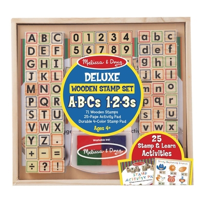 Product Bundle Wooden ABC Activity Stamp Set Book
