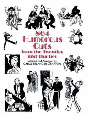 864 Humorous Cuts from the Twenties and Thirties 0486284883 Book Cover