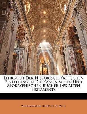 Lehrbuch der historisch-kritischen Einleitung i... [German] 1146246277 Book Cover