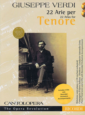 Verdi: 22 Arias for Tenor: Cantolopera Collection 148039727X Book Cover