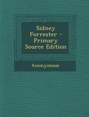 Sidney Forrester 1287507085 Book Cover