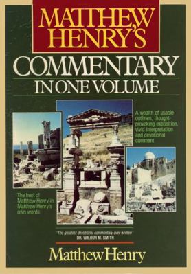 Matthew Henry's Commentary B005G6LMA0 Book Cover