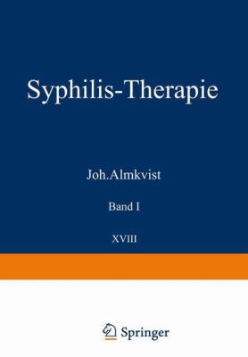 Syphilis-Therapie [German] 3540010718 Book Cover