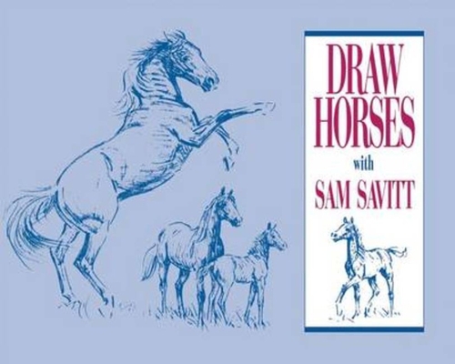 Draw Horses with Sam Savitt: Colorful Festive O... 0939481839 Book Cover