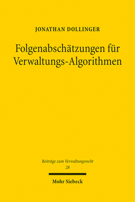Folgenabschatzungen Fur Verwaltungs-Algorithmen [German] 3161625145 Book Cover
