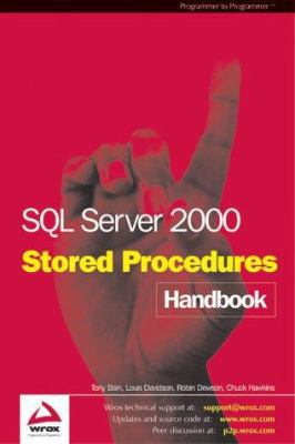 SQL Server 2000 Stored Procedure Handbook 1861008252 Book Cover