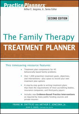 The Family Therapy Treatment Planner 0470441933 Book Cover