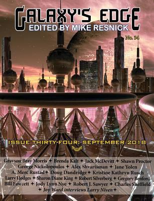 Galaxy's Edge Magazine: Issue 34, September 2018 1612424236 Book Cover