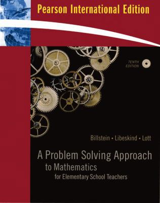 A Problem Solving Approach to Mathematics for E... 0321639456 Book Cover