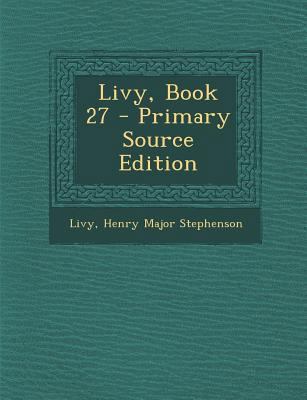 Livy, Book 27 [Latin] 1289354383 Book Cover