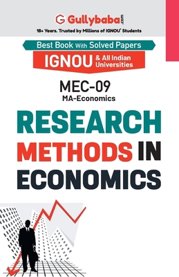 MEC-09 Research Methods in Economics 9381066671 Book Cover