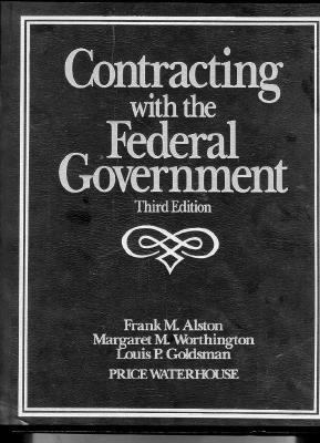 Contracting With the Federal Government 0471553441 Book Cover