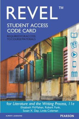 Revel Access Code for Literature and the Writin... 0134312201 Book Cover