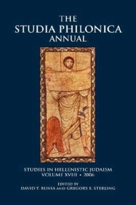 Studia Philonica Annual, XVIII, 2006 1589832531 Book Cover