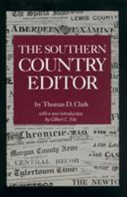 The Southern Country Editor 0872497674 Book Cover