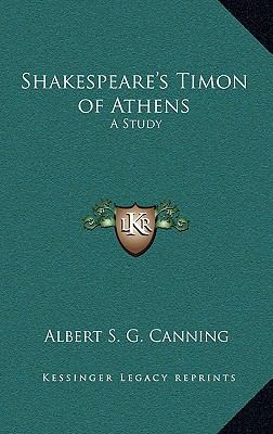 Shakespeare's Timon of Athens: A Study 1168652030 Book Cover
