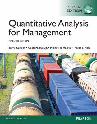 Quantitative Analysis for Management, Global Ed... 129205932X Book Cover