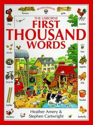 The Usborne First Thousand Words 0746023030 Book Cover