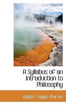 A Syllabus of an Introduction to Philosophy 1117125920 Book Cover