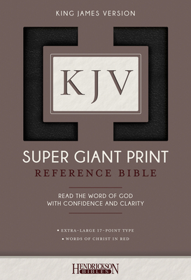 KJV Super Giant Print Bible [Large Print] 1619709694 Book Cover