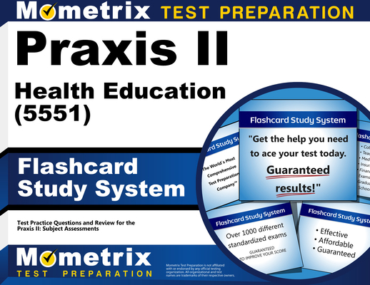 Praxis II Health Education (5551) Exam Flashcar... 163094162X Book Cover