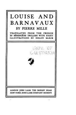 Louise and Barnavaux 1533526060 Book Cover