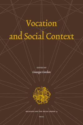 Vocation and Social Context 9004161945 Book Cover