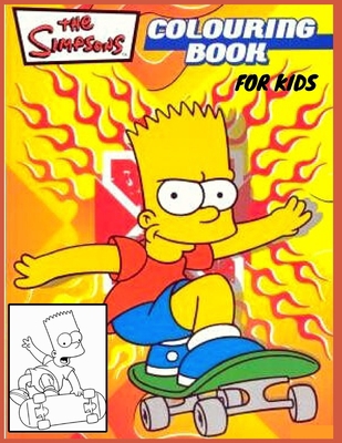 Paperback Simpsons: Coloring Book for Kids and Adults with Fun, Easy, and Relaxing Book