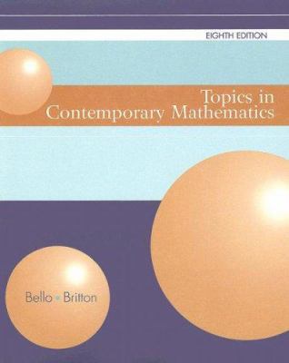Topics in Contemporary Mathematics 0618531718 Book Cover
