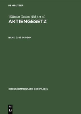 §§ 145-304 [German] 3111272559 Book Cover