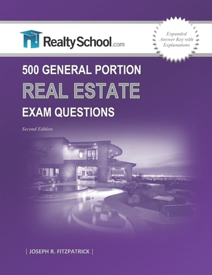 500 General Portion Real Estate Exam Questions B096VVB58M Book Cover