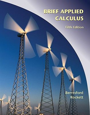 Applied Calculus, Brief (Available 2010 Titles ... 0547169779 Book Cover