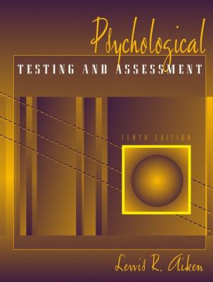 Psychological Testing and Assessment (10th Edit... 0205295673 Book Cover