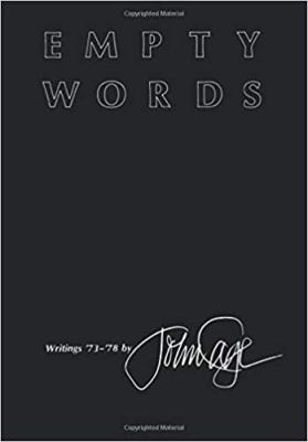 Empty Words: Writings '73-'78 0819550329 Book Cover