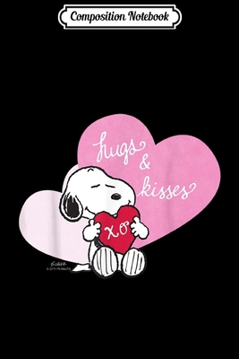 Composition Notebook: Peanuts Snoopy Hugs & Kisses Valentine's Day XO Journal/Notebook Blank Lined Ruled 6x9 100 Pages