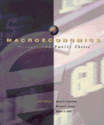 Macroeconomics: Private and Public Choice 0030212898 Book Cover
