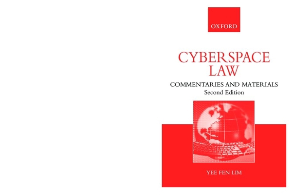 Cyberspace Law: Commentaries and Materials 0195558618 Book Cover