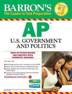 Barron's AP U.S. Government and Politics with C... 1438073879 Book Cover