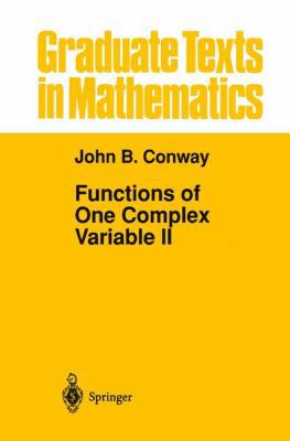 Functions of One Complex Variable II 0387944605 Book Cover