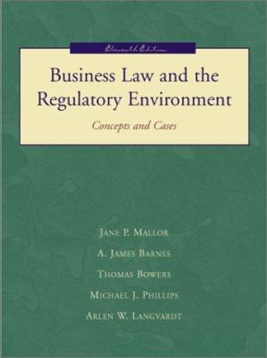 Business Law and the Regulatory Environment wit... 0072510099 Book Cover