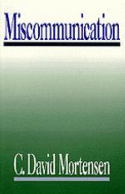 Miscommunication 0803973756 Book Cover