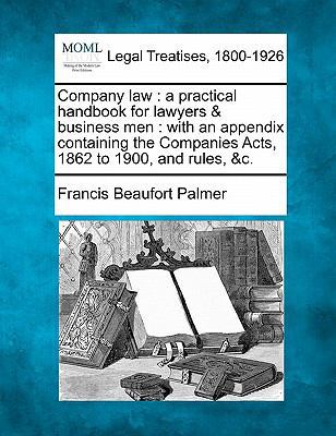 Company law: a practical handbook for lawyers &... 1240134231 Book Cover