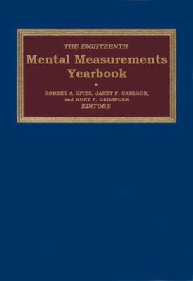 The Eighteenth Mental Measurements Yearbook 0910674612 Book Cover