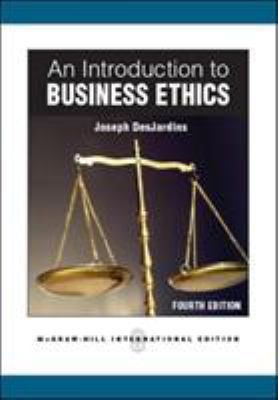 An Introduction to Business Ethics 007108830X Book Cover