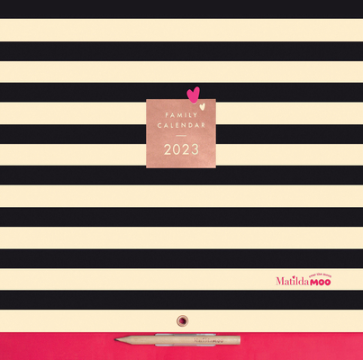 2023 Matilda Moo Striped Wall Planner 152983001X Book Cover