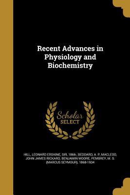 Recent Advances in Physiology and Biochemistry 1363948628 Book Cover