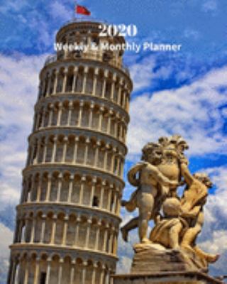 Paperback 2020 Weekly and Monthly Planner: Leaning Tower of Pisa - Monthly Calendar with U.S./UK/ Canadian/Christian/Jewish/Muslim Holidays- Calendar in Review/ Book